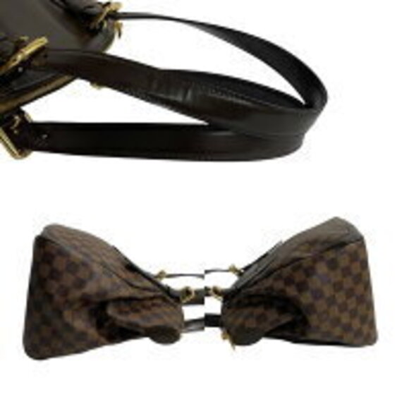 Louis Vuitton Verona Damier Leather Tote Bag Brown - Picture 5 of 8